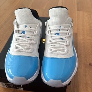Air Jordan 11 CMFT Low White and Blue Sneakers